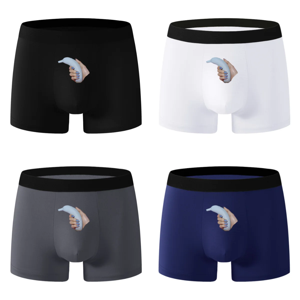 4pcs new close-fitting boxer shorts are a musthave for men black underwear for the summer of 2025 is comfortable High quality
4pcs new close-fitting boxer shorts are a musthave for men black underwear for the summer of 2025 is comfortable High quality