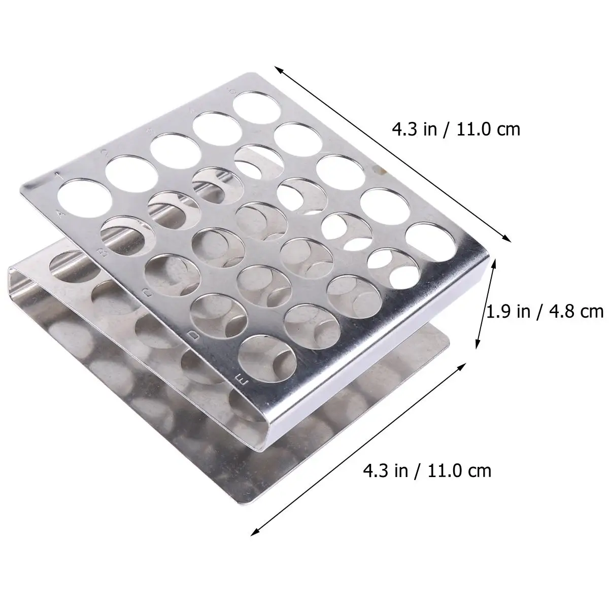 Stainless Steel Test Tube School Laboratory Supplies Holder Thickened Tube Holder School
Stainless Steel Test Tube School Laboratory Supplies Holder Thickened Tube Holder School