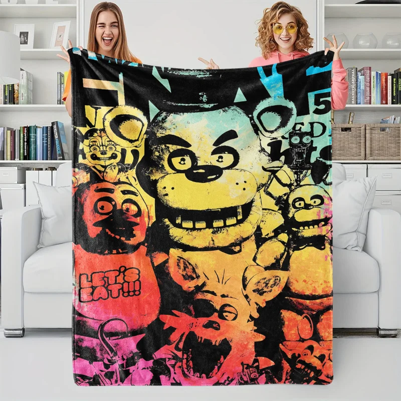 Graffiti Freddy Flannel Blanket Soft Warm Plush Throw For Home Leisure Sofa Bed Cover Nap Travel Camping FNAF Fans Trendy Gift
Graffiti Freddy Flannel Blanket Soft Warm Plush Throw For Home Leisure Sofa Bed Cover Nap Travel Camping FNAF Fans Trendy Gift