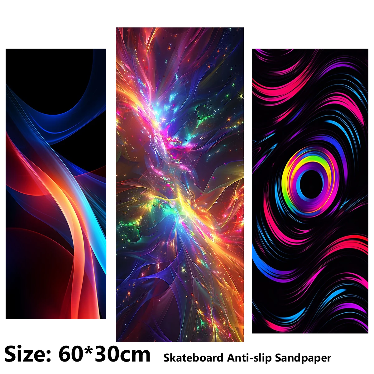 ElecStric Scooter Anti-slip Sticker Sandpaper Skateboard Grip Tape Sheet 60*30cm Gradient Abstract Nebula Pattern
ElecStric Scooter Anti-slip Sticker Sandpaper Skateboard Grip Tape Sheet 60*30cm Gradient Abstract Nebula Pattern
