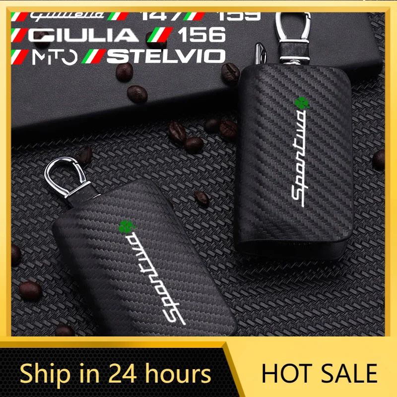 Car Stickers Carbon Fiber Car Key Chain Holder Case Cover Bag For Alfa Romeo Giulia Giulietta 159 156 MITO Stelvio 147 Sportiva
Car Stickers Carbon Fiber Car Key Chain Holder Case Cover Bag For Alfa Romeo Giulia Giulietta 159 156 MITO Stelvio 147 Sportiva