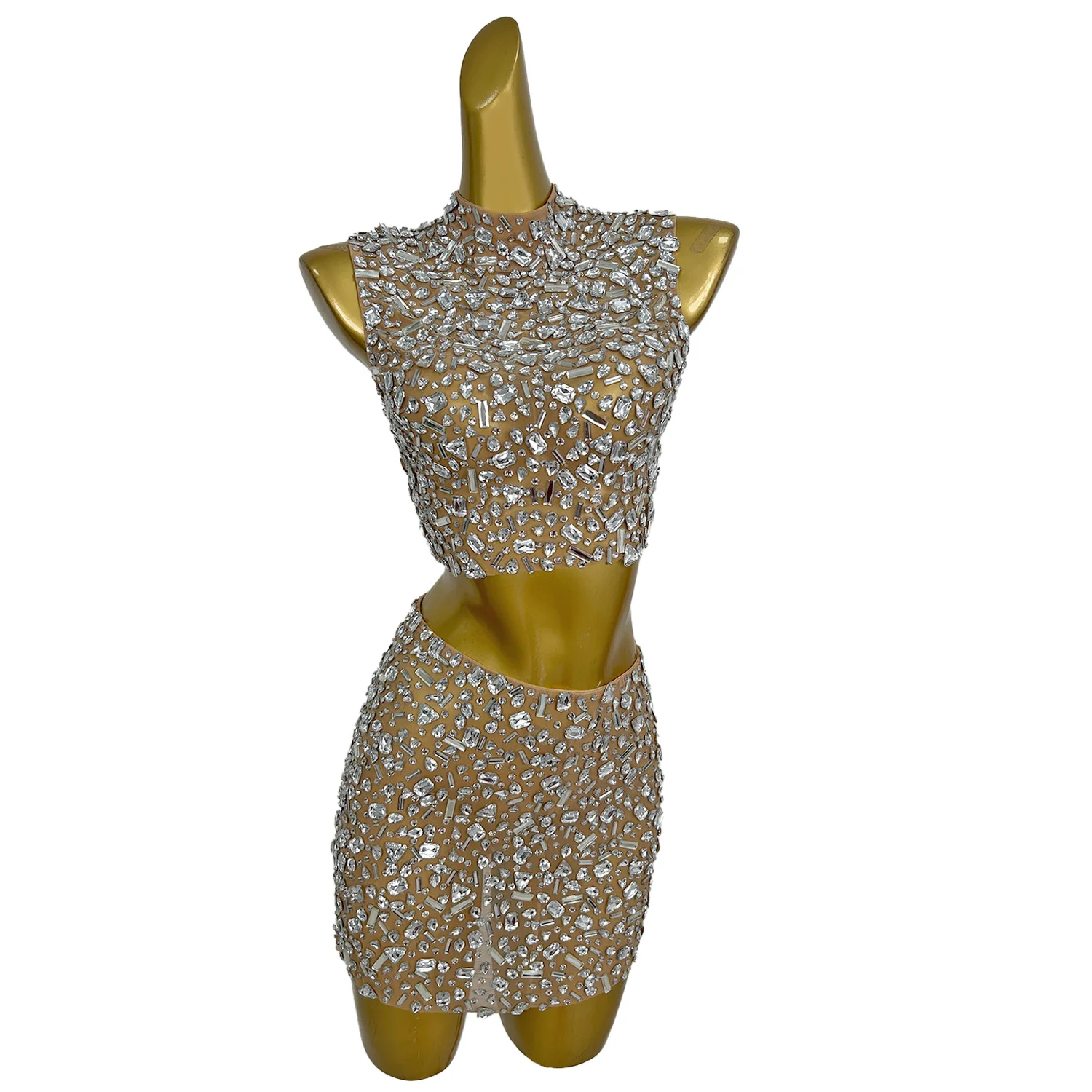 Shiny Diamonds Sexy Backless Mini Dress Evening Performance Costume Nightclub Singer Stage Costume for Birthday Party Shihualuo
Shiny Diamonds Sexy Backless Mini Dress Evening Performance Costume Nightclub Singer Stage Costume for Birthday Party Shihualuo