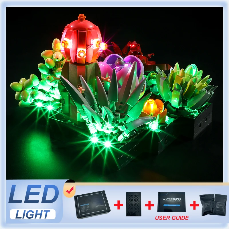 DIY LED Light Kit For LEGO 10309 Succulents (Only LED Light,Without Blocks Model)
DIY LED Light Kit For LEGO 10309 Succulents (Only LED Light,Without Blocks Model)
