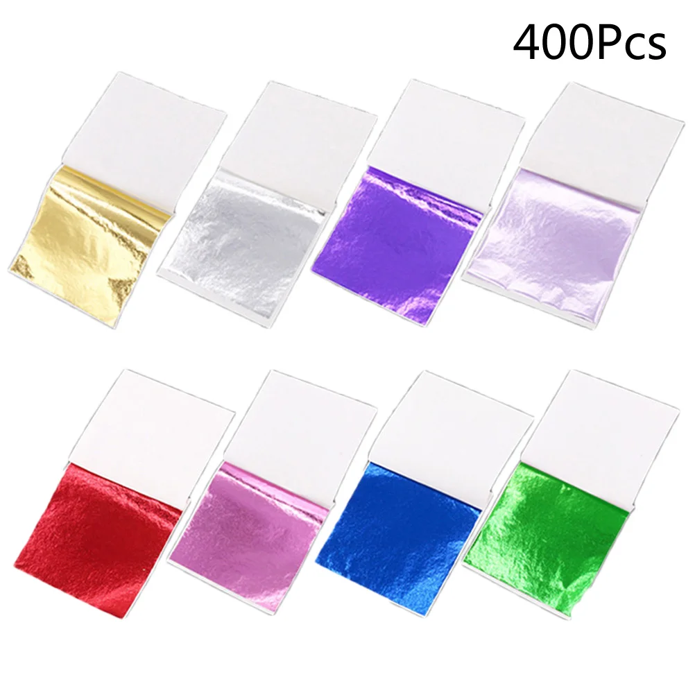 400pcs 9x9cm Imitation Sheets Shiny Foil Paper for Clay Nails Paintings Statues Wall Furniture Decoration(Gold, Silver
400pcs 9x9cm Imitation Sheets Shiny Foil Paper for Clay Nails Paintings Statues Wall Furniture Decoration(Gold, Silver