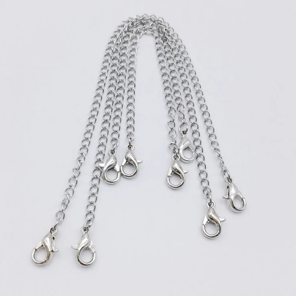 4 PCS Necklace Stainless Steel Chain Set Clasp Extender Choker Necklaces for Woman
4 PCS Necklace Stainless Steel Chain Set Clasp Extender Choker Necklaces for Woman