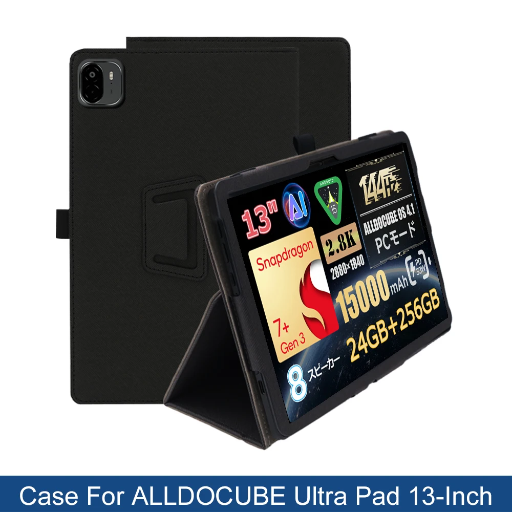 Funda Case For ALLDOCUBE Ultra Pad 13"Inch,Folding Stand Protective Cover with Pencil Holder and Wrist Strap,PU Full Protection
Funda Case For ALLDOCUBE Ultra Pad 13"Inch,Folding Stand Protective Cover with Pencil Holder and Wrist Strap,PU Full Protection