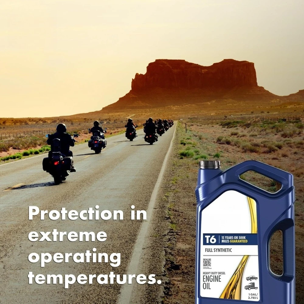 T6 Full Synthetic 10W-30 Motor Oil 1 Gallon 3 Pack for Automotive Engine Lubrication
T6 Full Synthetic 10W-30 Motor Oil 1 Gallon 3 Pack for Automotive Engine Lubrication