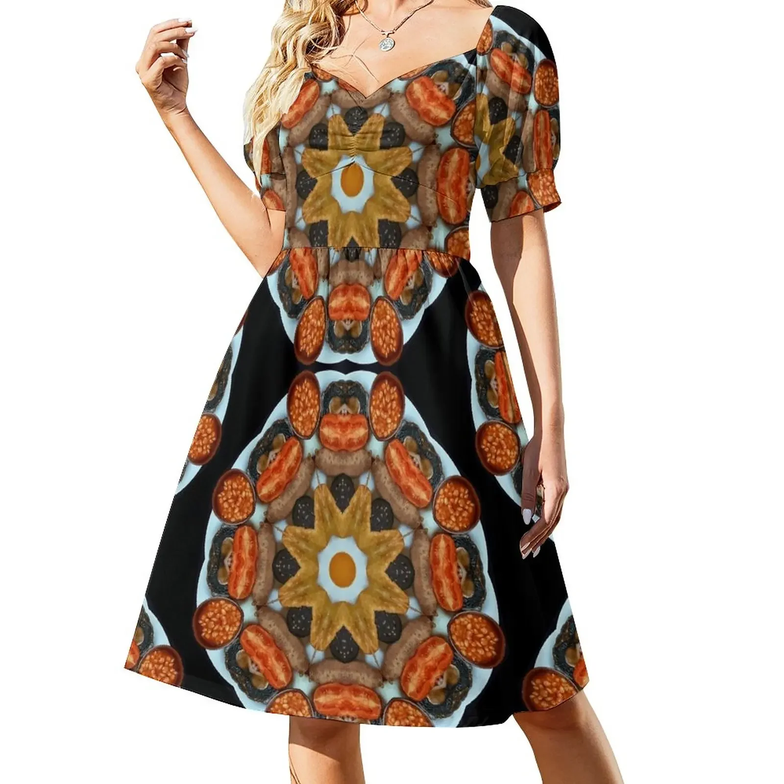 Full English Kaleidoscope Short-Sleeved Dress prom dresses sexy dress dresses with long sleeves
Full English Kaleidoscope Short-Sleeved Dress prom dresses sexy dress dresses with long sleeves