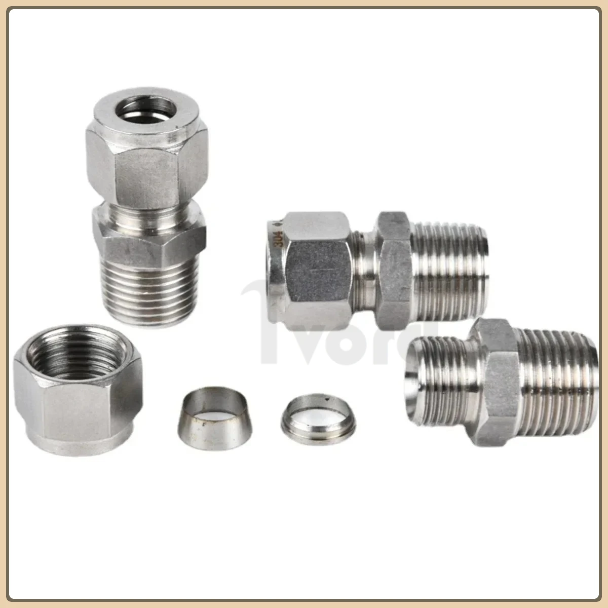 1/8" 1/4" 3/8" 1/2" 3/4" 1" NPT BSPT Male x 3-25mm 1/8-1" OD 304 Stianless Steel Pipe Fitting Compression Tube Union Connector
1/8" 1/4" 3/8" 1/2" 3/4" 1" NPT BSPT Male x 3-25mm 1/8-1" OD 304 Stianless Steel Pipe Fitting Compression Tube Union Connector