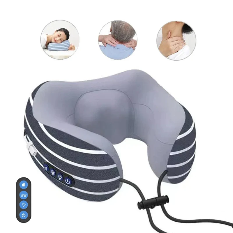 U-shaped Massage Pillow Cervical Massager Neck Massager Electric Neck Protection U-shaped Pillow For Home Travel Essentials
U-shaped Massage Pillow Cervical Massager Neck Massager Electric Neck Protection U-shaped Pillow For Home Travel Essentials