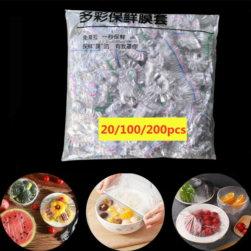 20/100/200PCS Colorful Disposable Food Cover Food Grade Fruit Fresh-keeping Plastic Bag Transparent Plastic Bag Color Cling Film
20/100/200PCS Colorful Disposable Food Cover Food Grade Fruit Fresh-keeping Plastic Bag Transparent Plastic Bag Color Cling Film
