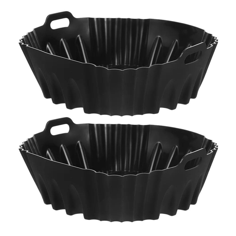 2 Pcs Air Fryer Pan Roaster Silicone Pot Tray Reusable Non Stick Material Prevent Food Sticking Reduce Oil Perfect for Bread
2 Pcs Air Fryer Pan Roaster Silicone Pot Tray Reusable Non Stick Material Prevent Food Sticking Reduce Oil Perfect for Bread