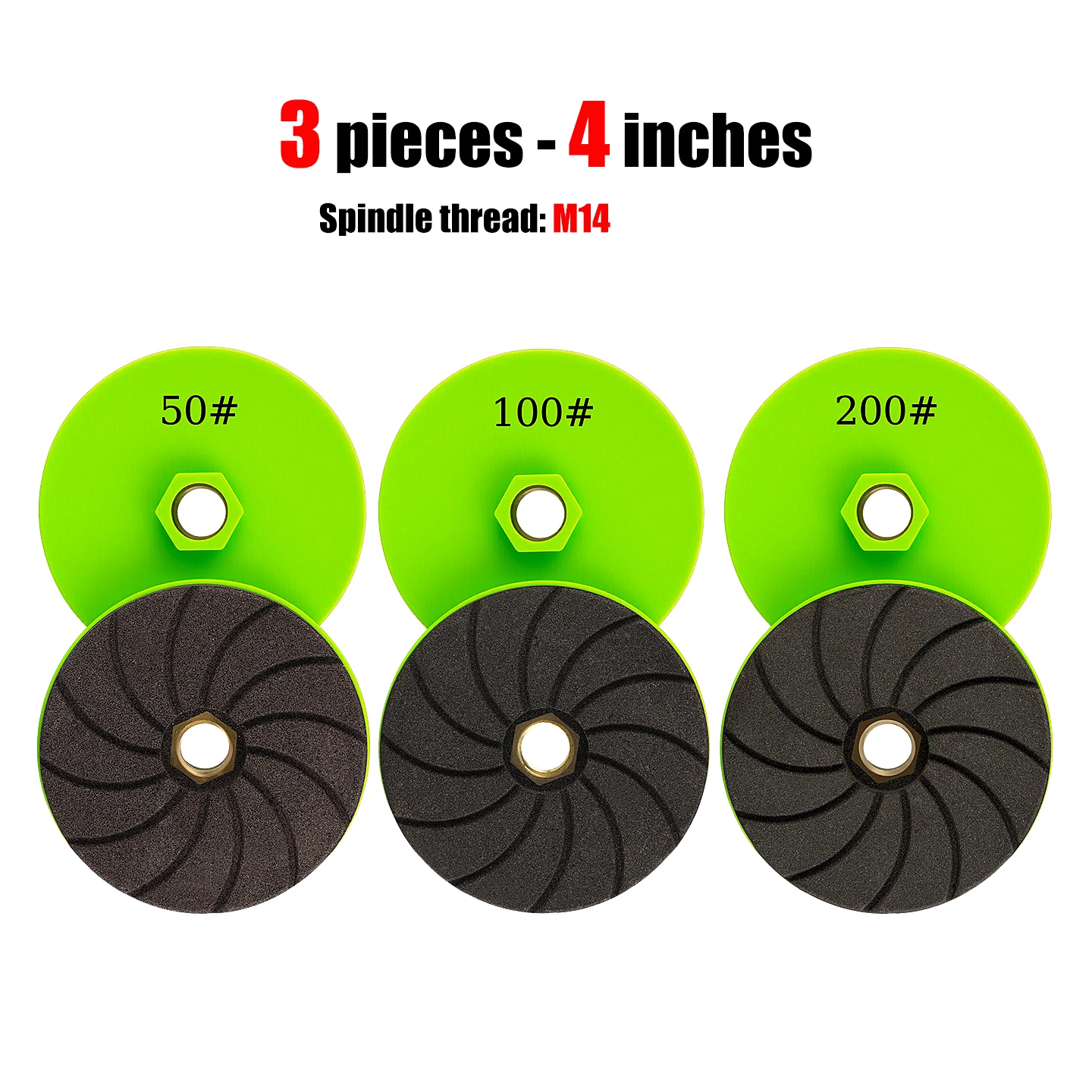LOZLIN 3PCS 4" Diamond Grinding Wheels Chamfering Polishing Tool Tile Marble Granite Professional Edge Shaping for Angle Grinder
LOZLIN 3PCS 4" Diamond Grinding Wheels Chamfering Polishing Tool Tile Marble Granite Professional Edge Shaping for Angle Grinder