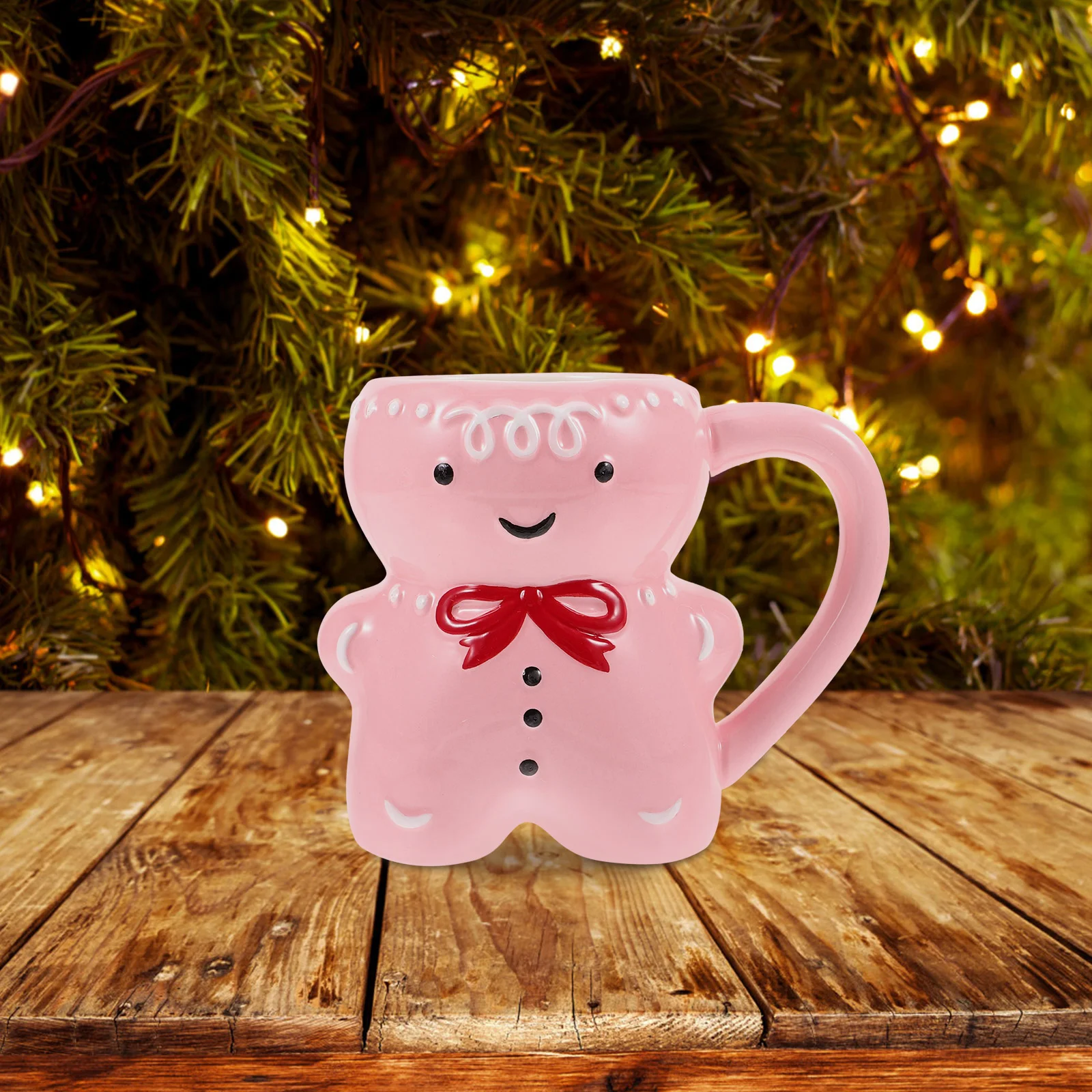 Ceramic Gingerbread Man Coffee Mug Cookie Cup Large Capacity Christmas Holiday Drinkware Adorable Festive Design Great Gift
Ceramic Gingerbread Man Coffee Mug Cookie Cup Large Capacity Christmas Holiday Drinkware Adorable Festive Design Great Gift