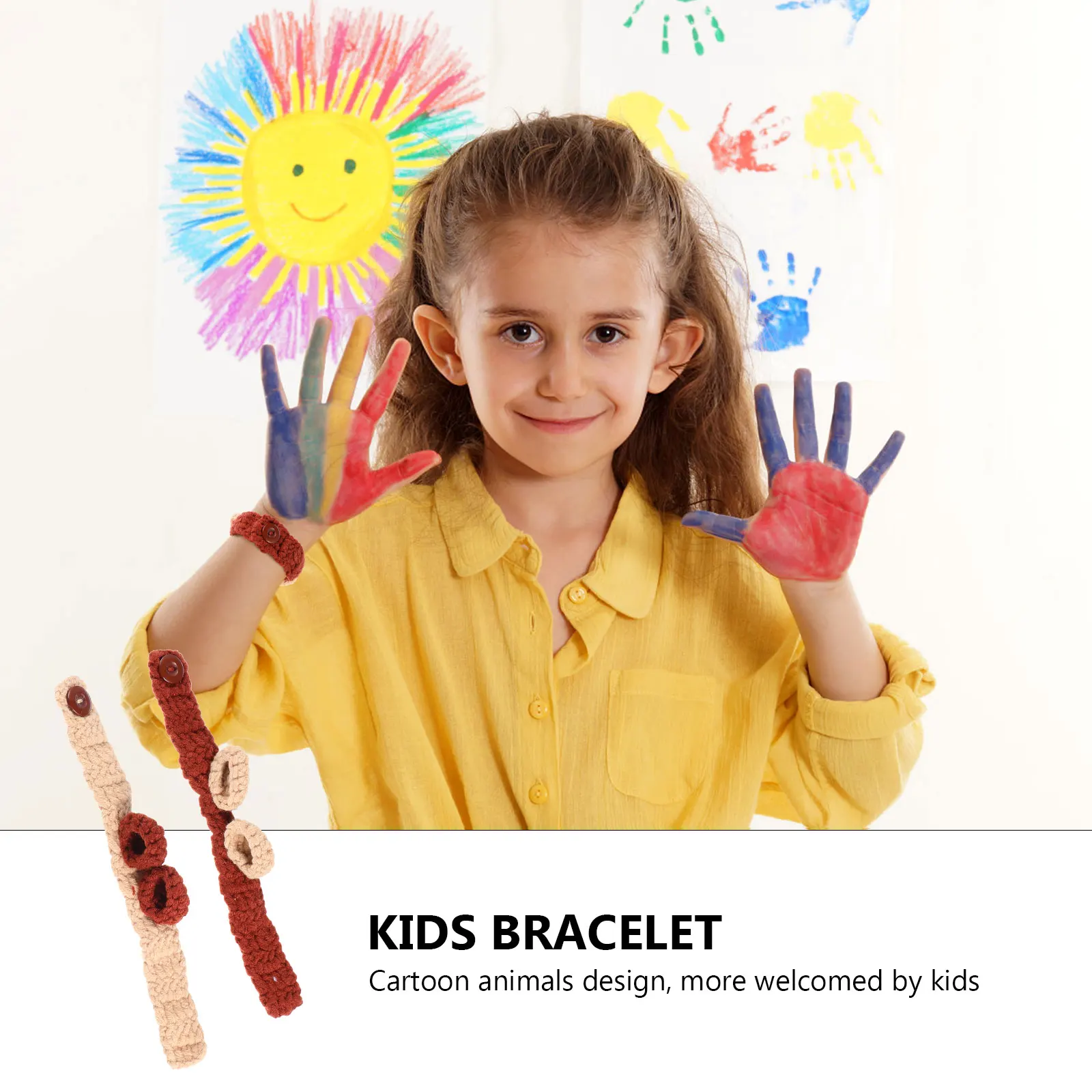 2 Pcs Kids Gifts Yarn Bracelet Lovely Creative Knitting Wool to Weave Children Toy Lovers
2 Pcs Kids Gifts Yarn Bracelet Lovely Creative Knitting Wool to Weave Children Toy Lovers