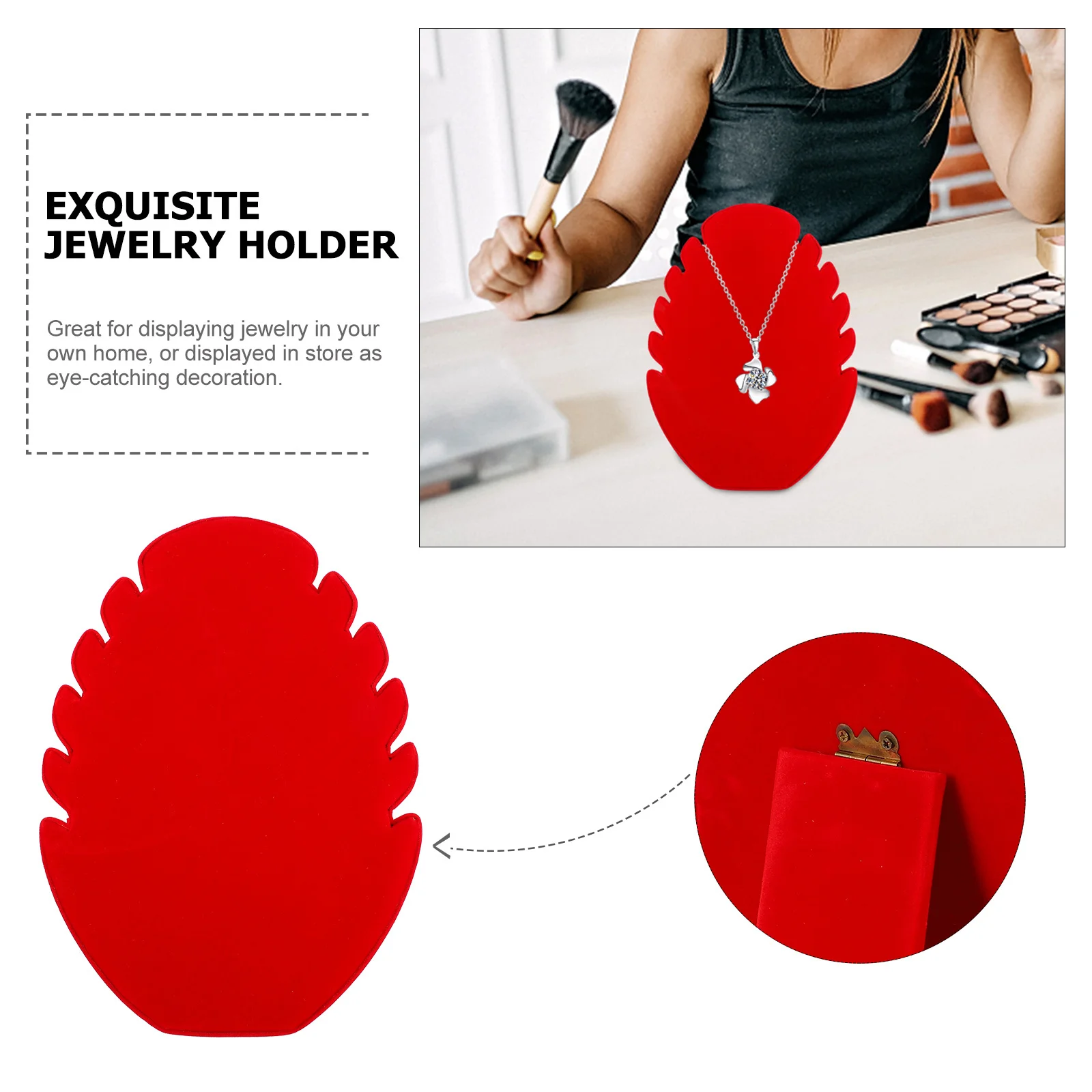 Стеллаж для выставки товаров ожерелья Органайзер для ювелирных изделий премиум-класса Декоративная стойка для хранения ожерелья Магазин Держатель ювелирных изделий для розничной или домашней витрины
Стеллаж для выставки товаров ожерелья Органайзер для ювелирных изделий премиум-класса Декоративная стойка для хранения ожерелья Магазин Держатель ювелирных изделий для розничной или домашней витрины