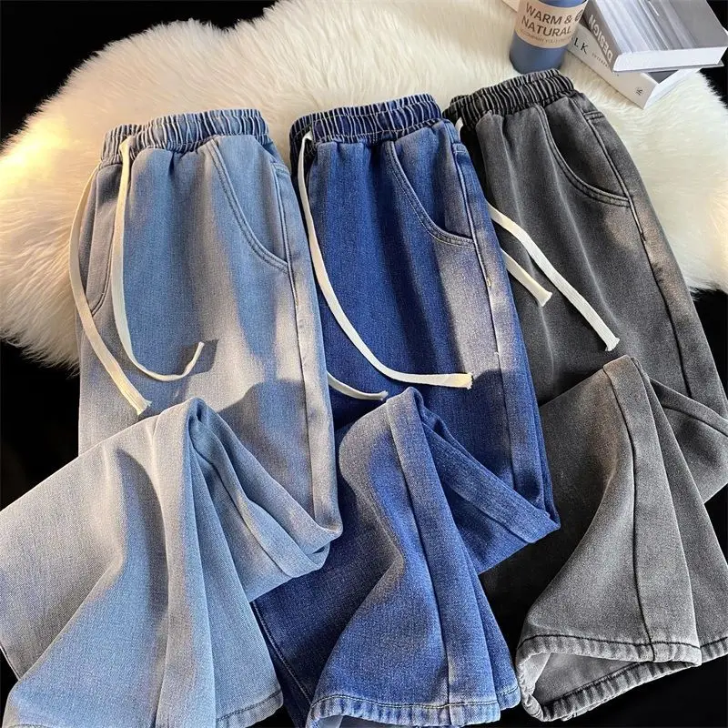 Fashion Denim Wide Leg Pants Thicken Fleece Straight Trousers Male Outwear Loose Jeans Winter Men Warm Streetwear
Fashion Denim Wide Leg Pants Thicken Fleece Straight Trousers Male Outwear Loose Jeans Winter Men Warm Streetwear