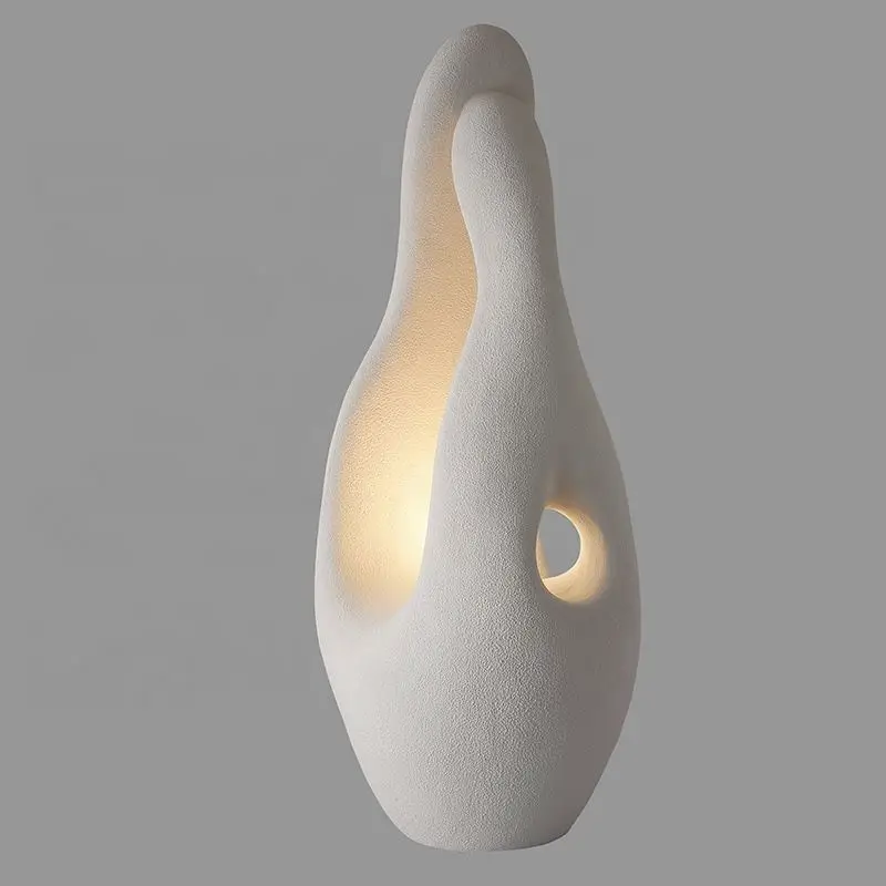 modern high white floor lamp fashionable oval resin bracket warm white lampshade 3000K modern Nordic hotel design
modern high white floor lamp fashionable oval resin bracket warm white lampshade 3000K modern Nordic hotel design