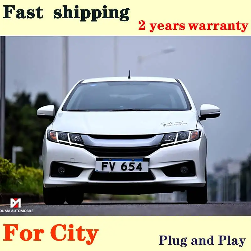 Стайлинг автомобиля для Honda City 2014-2019 Светодиодная фара для City Фара Светодиодные дневные ходовые огни Светодиодные DRL Биксеноновые аксессуары HID
Стайлинг автомобиля для Honda City 2014-2019 Светодиодная фара для City Фара Светодиодные дневные ходовые огни Светодиодные DRL Биксеноновые аксессуары HID