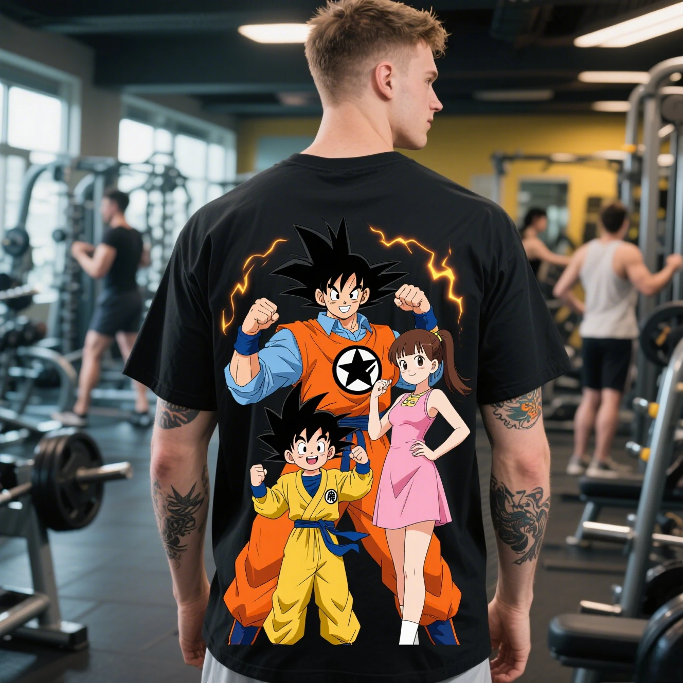 Summer Pure Cotton Round-neck Short-sleeved T-shirts for Men and Women. Famous Anime "Dragon Ball: The Goku Family"
Summer Pure Cotton Round-neck Short-sleeved T-shirts for Men and Women. Famous Anime "Dragon Ball: The Goku Family"