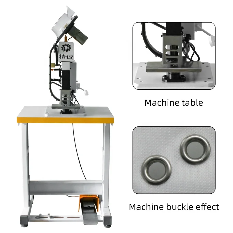 Semi Automatic Eyelet Punching Machine Grommet Attaching Machine With Small Sizes Eyelets
Semi Automatic Eyelet Punching Machine Grommet Attaching Machine With Small Sizes Eyelets