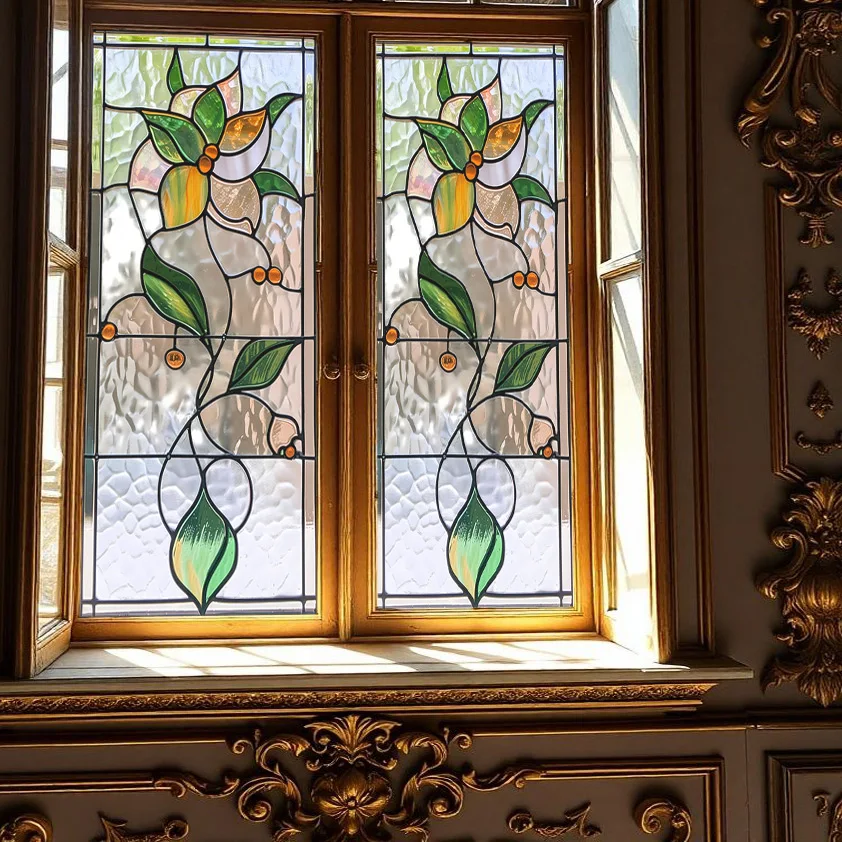 European Style Retro Glass Film,Electrostatic Frosting,Adhesive Free Art Painting,Privacy Protection, Window Film, Stained Glass
European Style Retro Glass Film,Electrostatic Frosting,Adhesive Free Art Painting,Privacy Protection, Window Film, Stained Glass