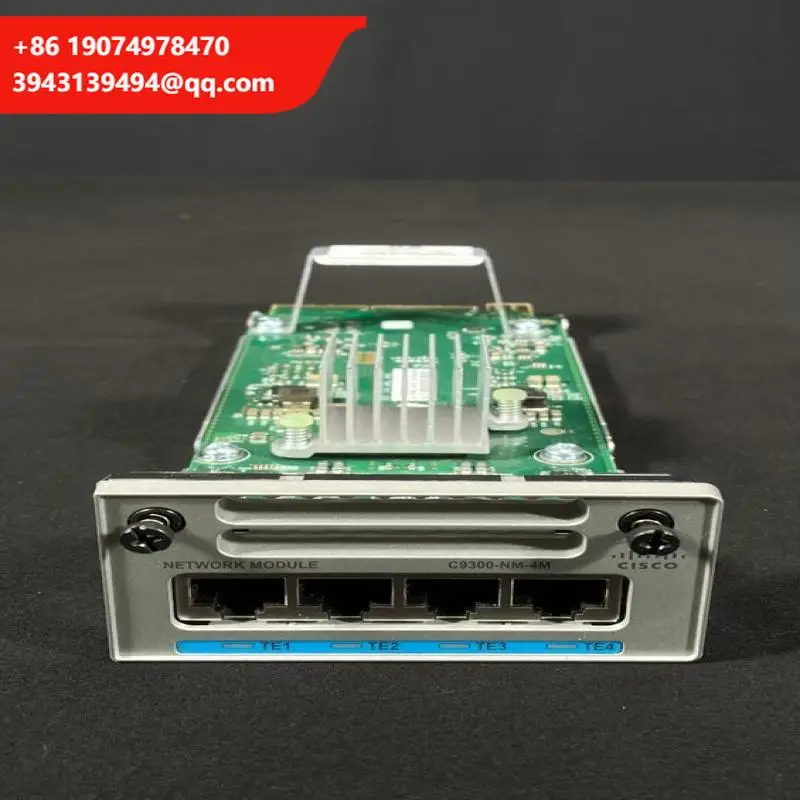 Совершенно новый сетевой модуль C9300-NM-4M серии 9300 - отправка в тот же день
Совершенно новый сетевой модуль C9300-NM-4M серии 9300 - отправка в тот же день
