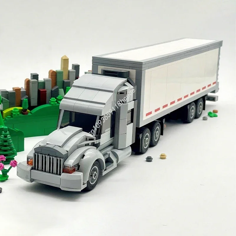 780pcs MOC Kenny Truck Box Trailer City Champions supercar Model Building blocks Assemble creative Brick toys Christmas gifts
780pcs MOC Kenny Truck Box Trailer City Champions supercar Model Building blocks Assemble creative Brick toys Christmas gifts