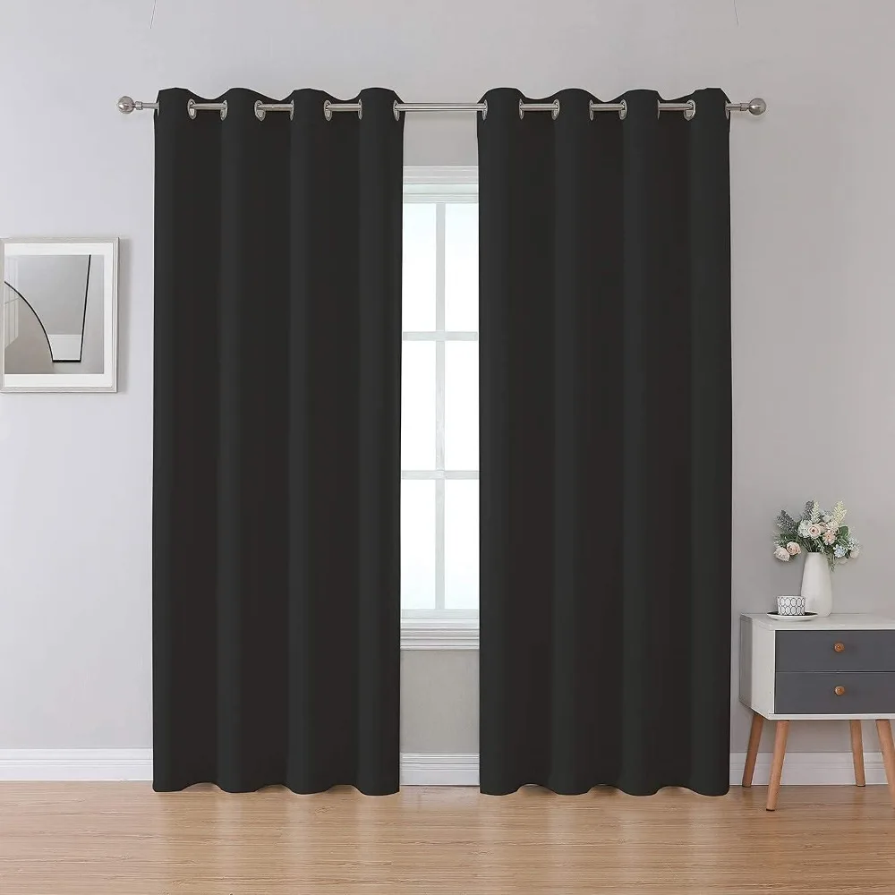 Inherent Fire Retardant Curtain Flame Resistant Window Curtains for a Classroom, Black, 52 x 84, 2 Panels
Inherent Fire Retardant Curtain Flame Resistant Window Curtains for a Classroom, Black, 52 x 84, 2 Panels