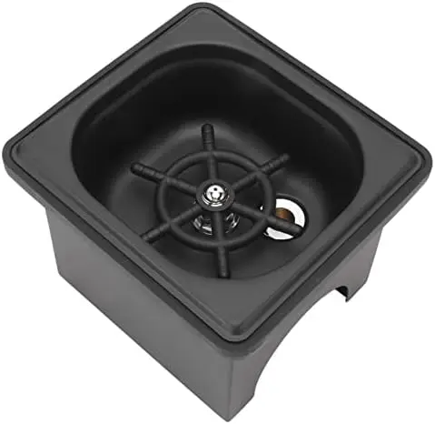 Pitcher Rinser, Stainless Steel Kitchen Sink Glass Rinser with Drain and Drip Tray, Countertop Automatic Cup Washer for Bar, Hom
Pitcher Rinser, Stainless Steel Kitchen Sink Glass Rinser with Drain and Drip Tray, Countertop Automatic Cup Washer for Bar, Hom