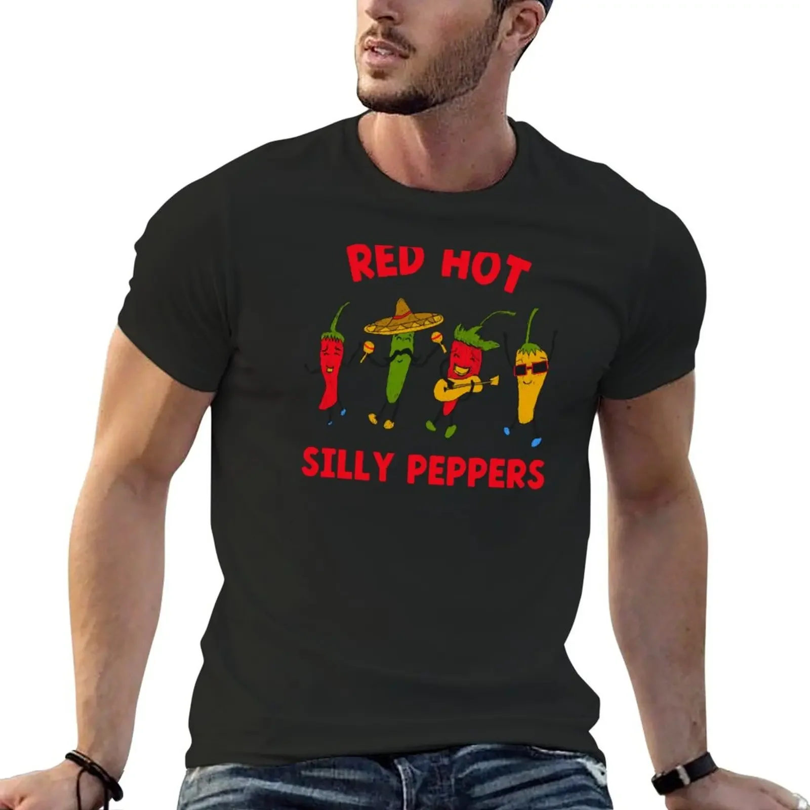Red Hot Silly Peppers T-Shirt basketball graphic tees quick-drying summer top oversized t shirt men
Red Hot Silly Peppers T-Shirt basketball graphic tees quick-drying summer top oversized t shirt men