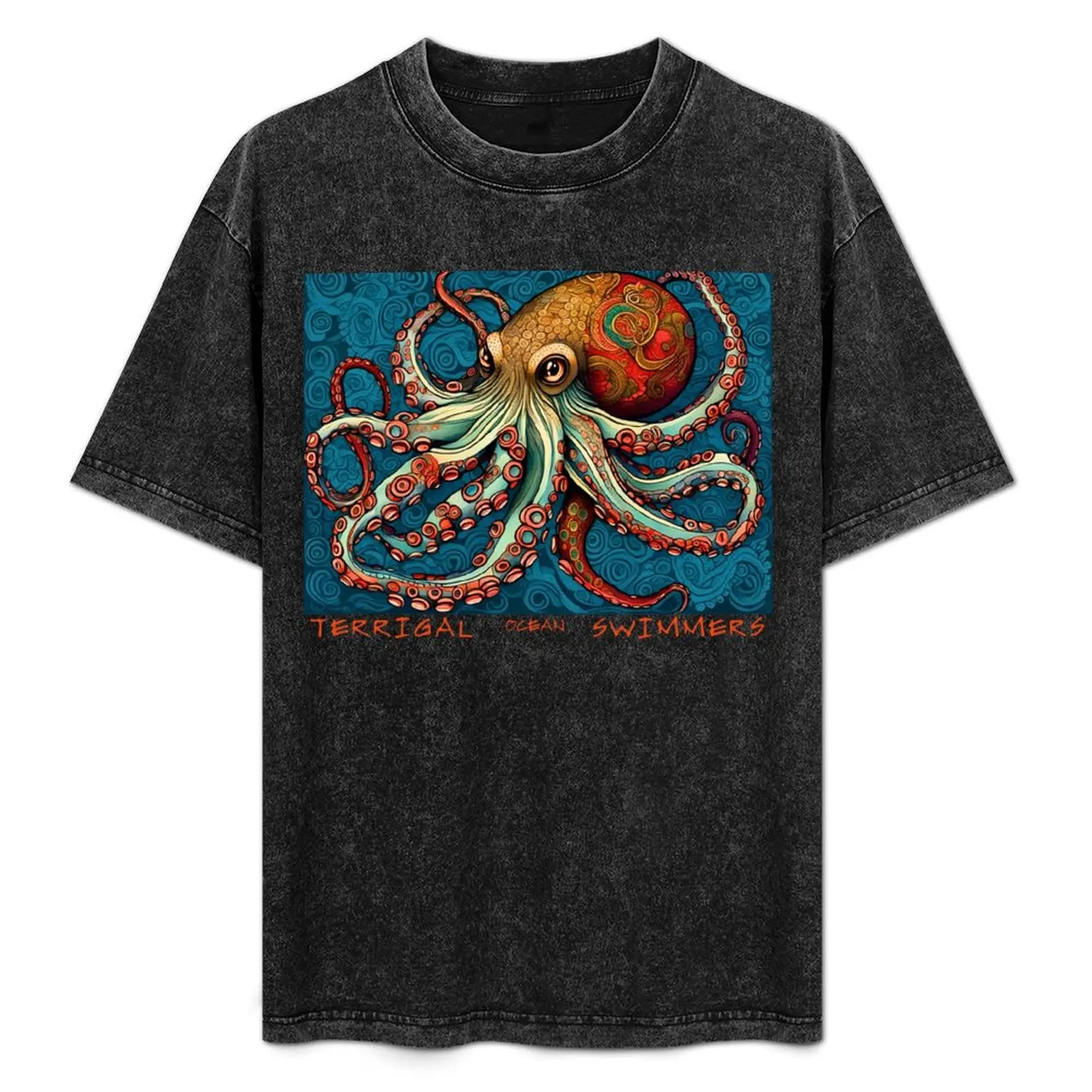TERRIGAL ocean SWIMMERS OCTOPUS T-Shirt vintage t shirts Luxury man slim fit t shirts for men
TERRIGAL ocean SWIMMERS OCTOPUS T-Shirt vintage t shirts Luxury man slim fit t shirts for men