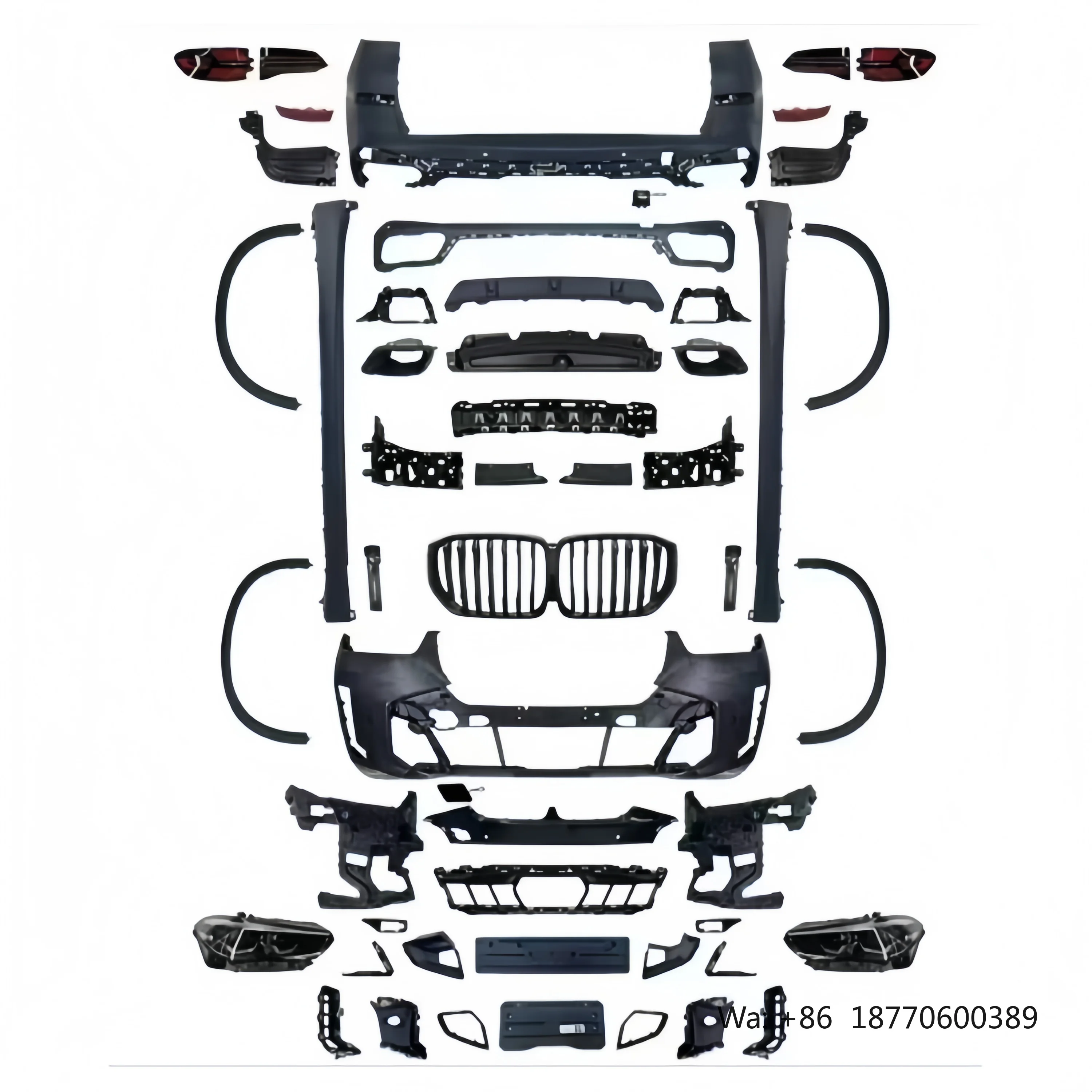 Комплект для модификации и тюнинга кузова (обвес) для BMW X5 G05 2019-2022, прямые продажи с завода
Комплект для модификации и тюнинга кузова (обвес) для BMW X5 G05 2019-2022, прямые продажи с завода