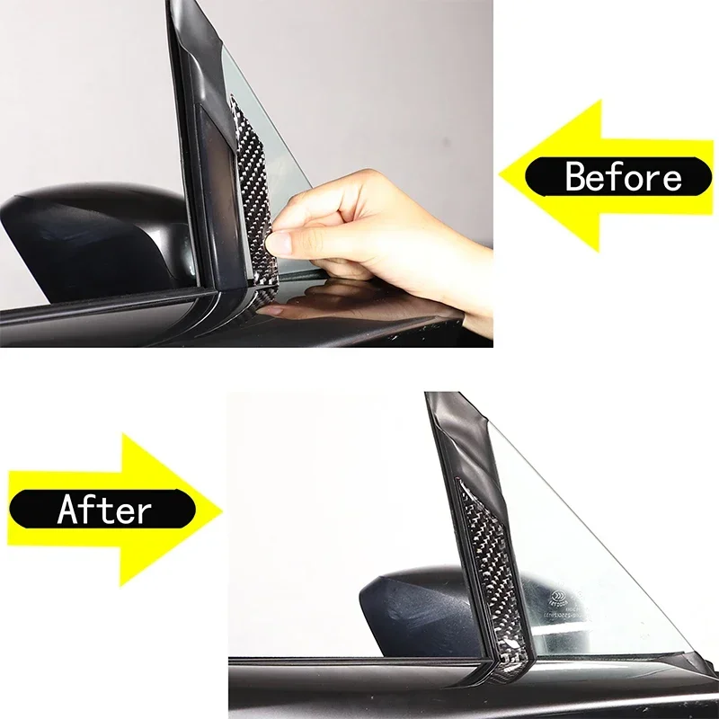 For 2016-2024 Mazda MX-5 Soft Carbon Fiber Car Front Triangle Window Divider Trim Strip Sticker Car Interior Accessories 2Pcs
For 2016-2024 Mazda MX-5 Soft Carbon Fiber Car Front Triangle Window Divider Trim Strip Sticker Car Interior Accessories 2Pcs