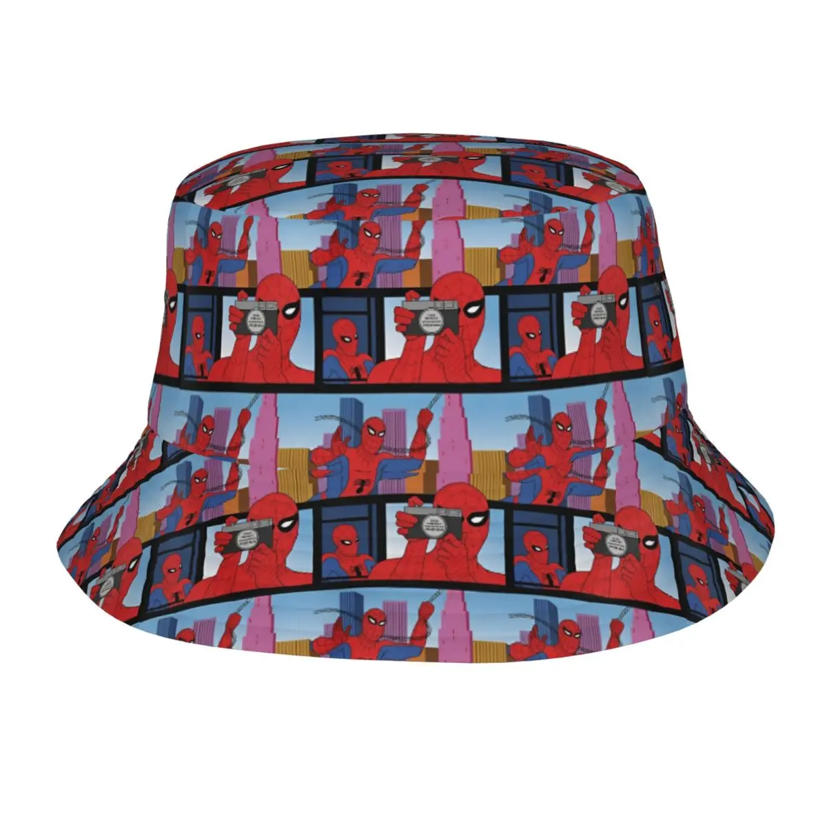 Spider-Man Animated Panel Bucket Hat Street Style Fisherman Caps Soft Fold Hunting Visor Hats For Men Women Trendy Graphic Cap
Spider-Man Animated Panel Bucket Hat Street Style Fisherman Caps Soft Fold Hunting Visor Hats For Men Women Trendy Graphic Cap