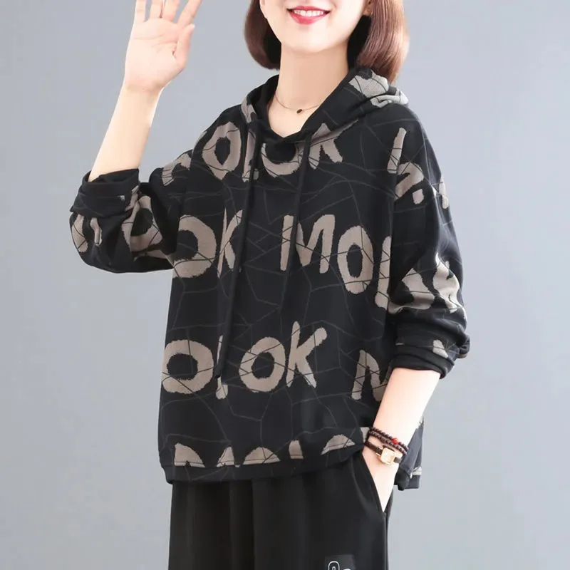 2023 Spring Autumn Hoodie Women New Plus Size 4XL Printed Pullover Hooded Casual Sweater Coat Fashion Letter Hoodies Sweatshirt
2023 Spring Autumn Hoodie Women New Plus Size 4XL Printed Pullover Hooded Casual Sweater Coat Fashion Letter Hoodies Sweatshirt