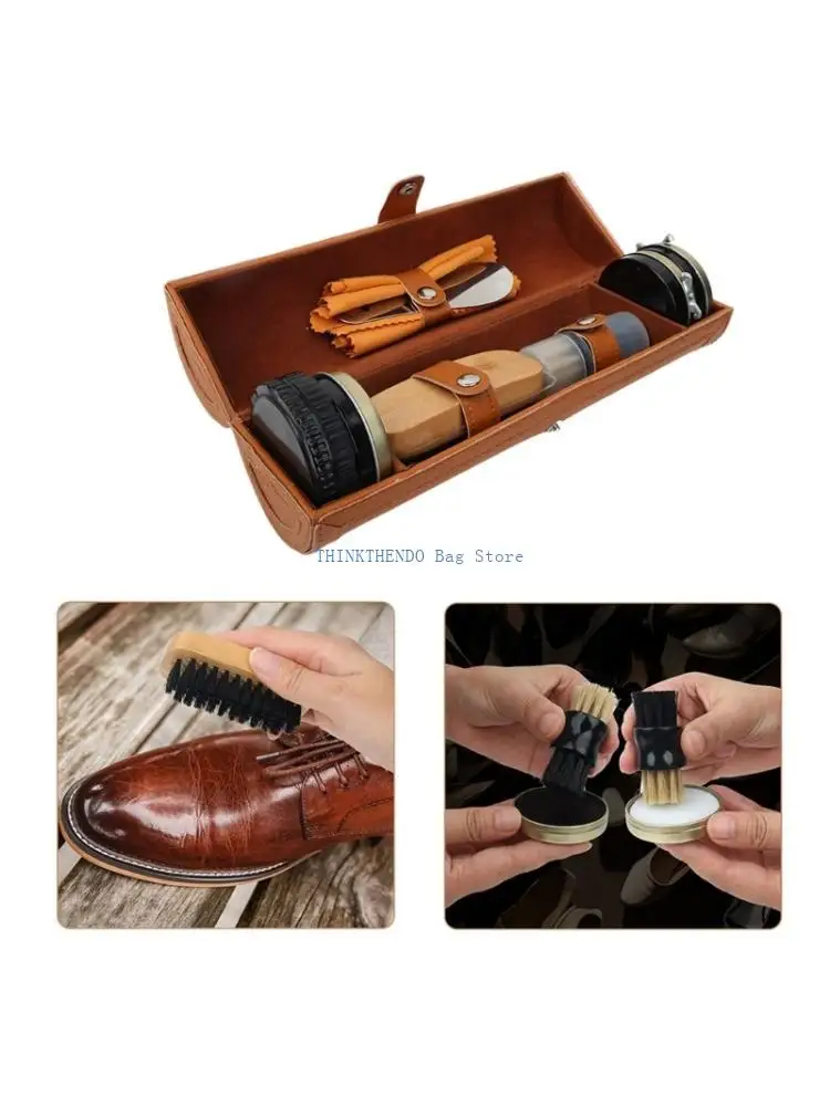 340D Leather Care Tool Set Includes Leather Conditioner Wooden Brush Polish Sponge and Shoehorn For Footwear Belt Bag Jackets
340D Leather Care Tool Set Includes Leather Conditioner Wooden Brush Polish Sponge and Shoehorn For Footwear Belt Bag Jackets