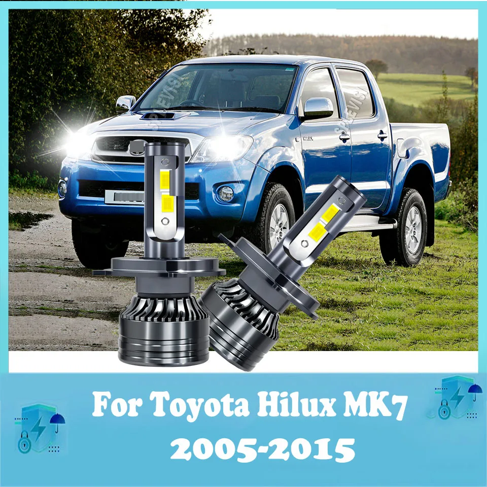 2Pcs Auto Headlight Lamp Car Light H4 LED Bulb Fit For Toyota Hilux MK7 2005 2006 2007 2008 2009 2010 2011 2012 2013 2014 2015
2Pcs Auto Headlight Lamp Car Light H4 LED Bulb Fit For Toyota Hilux MK7 2005 2006 2007 2008 2009 2010 2011 2012 2013 2014 2015