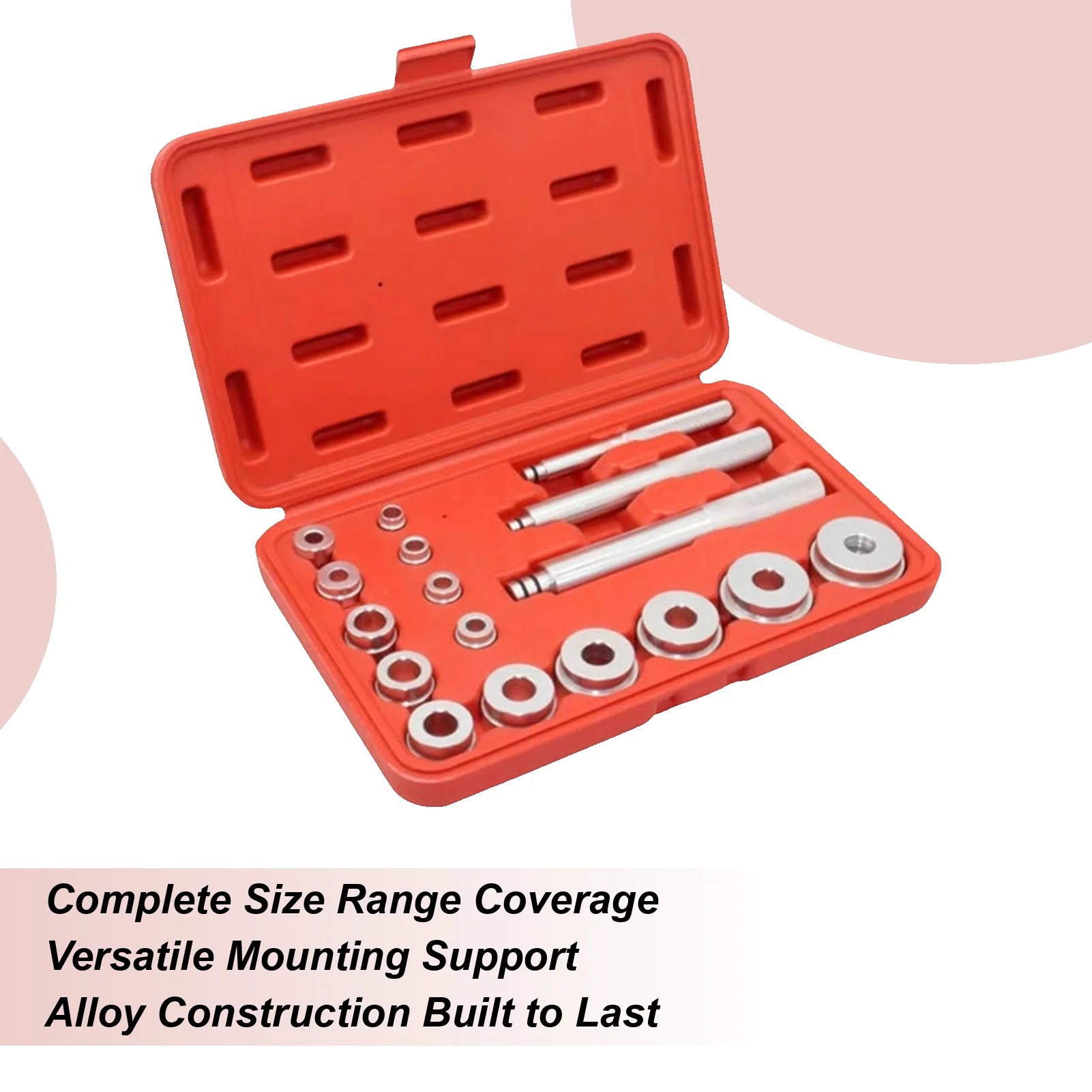 Комплект установщика подшипников из сплава, сверхмощный драйвер уплотнения подшипника для мотоциклов, магазин по ремонту гаража, седан, обновление маршрутизации
Комплект установщика подшипников из сплава, сверхмощный драйвер уплотнения подшипника для мотоциклов, магазин по ремонту гаража, седан, обновление маршрутизации