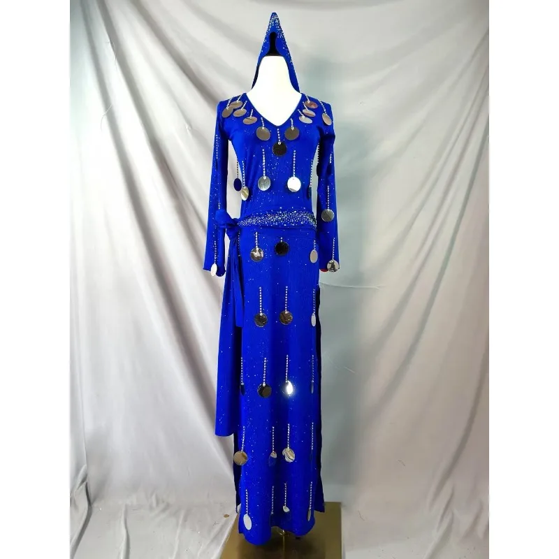 Customized Belly Dance Robe Performance Costume Folk Baladi Saidi Performance Costume Tassel Glitter Long Skirt
Customized Belly Dance Robe Performance Costume Folk Baladi Saidi Performance Costume Tassel Glitter Long Skirt