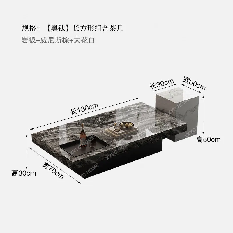 Light luxury rock slab coffee table Modern simple and minimalist living room Household Italian small apartment Square marble
Light luxury rock slab coffee table Modern simple and minimalist living room Household Italian small apartment Square marble