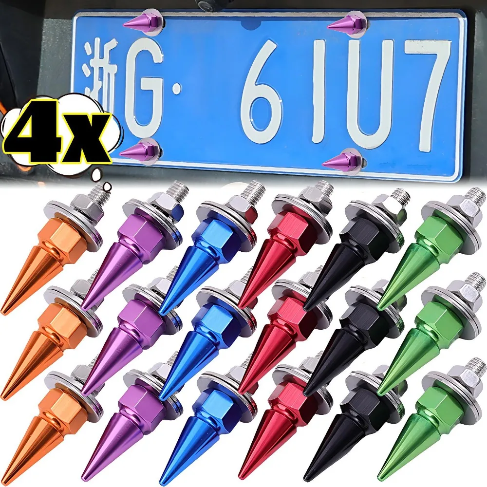 4/1pcs M6 Threaded Tips Screw Car Modified Fasteners Fender Washer Bumper Engine Screws License Plate Aluminium Alloy Bolts
4/1pcs M6 Threaded Tips Screw Car Modified Fasteners Fender Washer Bumper Engine Screws License Plate Aluminium Alloy Bolts