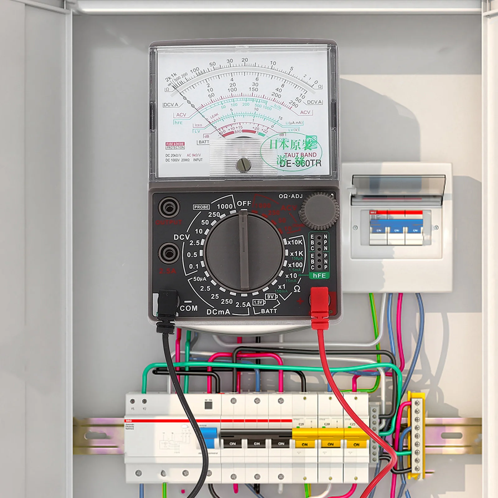 Analog Multimeter Portable High Precision Voltage Current Resistance Tester Easy Operation for Professionals DIY Enthusiasts
Analog Multimeter Portable High Precision Voltage Current Resistance Tester Easy Operation for Professionals DIY Enthusiasts