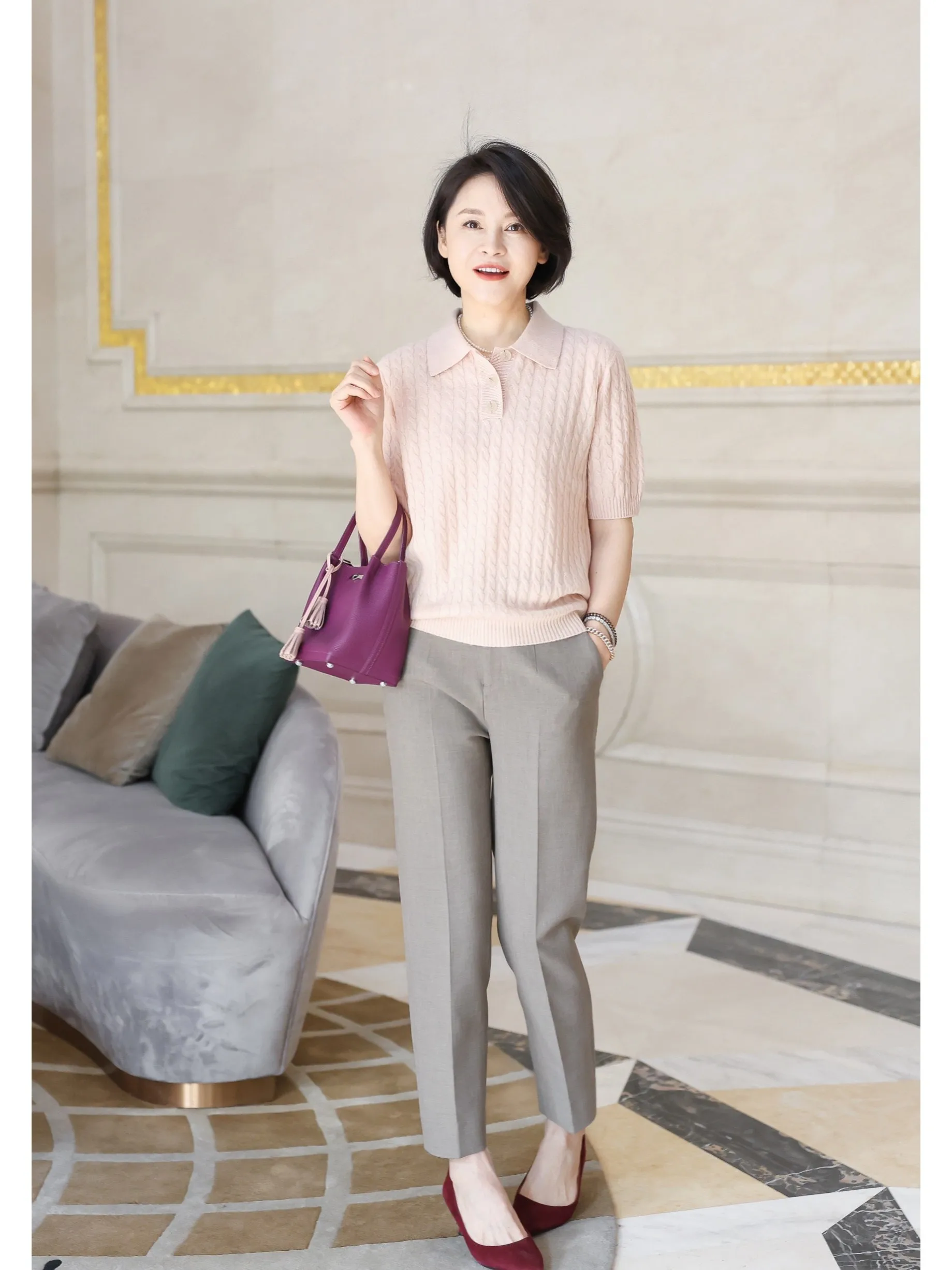 Вязаный свитер Sl Ele ort Sve 00 Camere с узором «Золотые бобы» и цветочным дизайном для женщин
Вязаный свитер Sl Ele ort Sve 00 Camere с узором «Золотые бобы» и цветочным дизайном для женщин