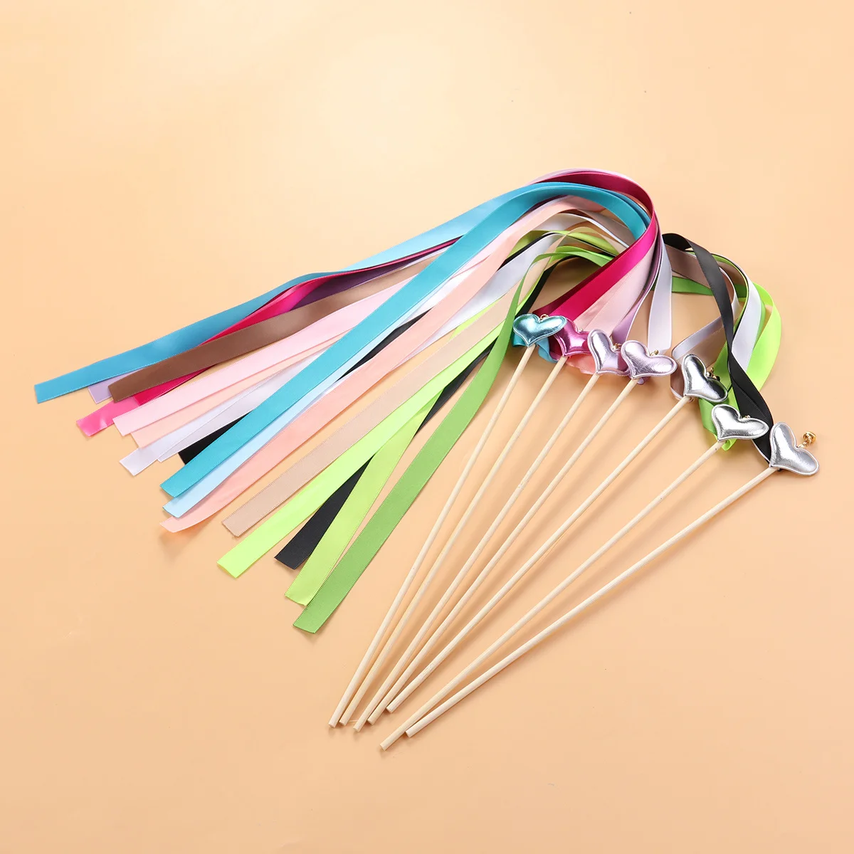 2pcs Loving Heart Colorful Ribbon Sticks Fairy Sticks Ribbon Streamers Wands Wedding Party Stick Party Favors (Green, Loving Hea
2pcs Loving Heart Colorful Ribbon Sticks Fairy Sticks Ribbon Streamers Wands Wedding Party Stick Party Favors (Green, Loving Hea