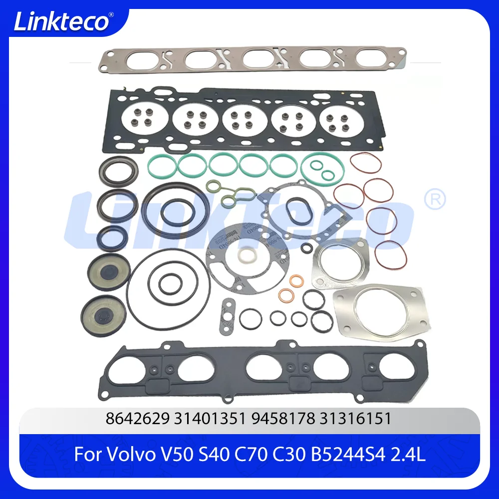 Engine part Full gasket set head gasket Fit 2.4 L L5 GAS B5244S4 B5244S5 For 04-12 2.4L Volvo C30 C70 S40 V50 8642629 31401351
Engine part Full gasket set head gasket Fit 2.4 L L5 GAS B5244S4 B5244S5 For 04-12 2.4L Volvo C30 C70 S40 V50 8642629 31401351