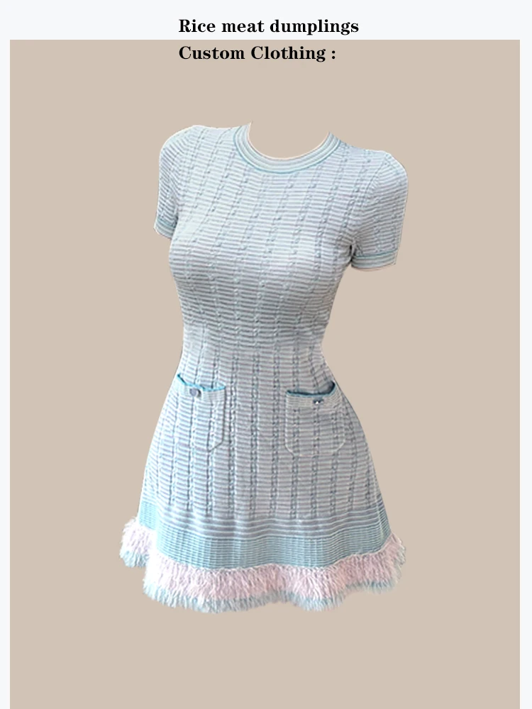 Autumn Fashion Blue Hibiscus Soft Knit Splice Dress Cardigan Outerwear Gentle Style High Elasticity Long Sleeve round Neck Set
Autumn Fashion Blue Hibiscus Soft Knit Splice Dress Cardigan Outerwear Gentle Style High Elasticity Long Sleeve round Neck Set