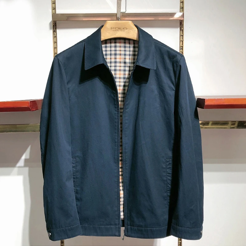 Spring Autumn Men's Pure Cotton Jaet Busin Adstration Outerwear Commuting Casual Dad Clothes Color Breath...
Spring Autumn Men's Pure Cotton Jaet Busin Adstration Outerwear Commuting Casual Dad Clothes Color Breath...