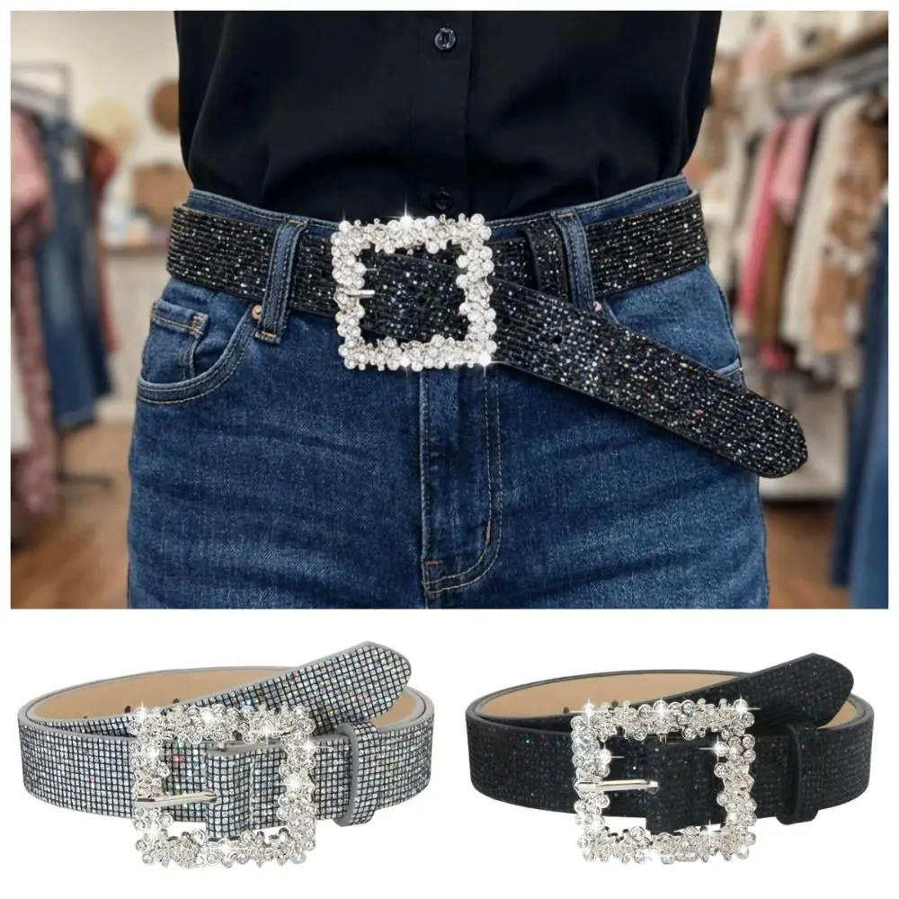 Evening Belt Bling Bling Rhinestone Waist Belt Luxury Adjustable PU Leather Belt 120cm Exquisite Sparkling Waistband Casual Wear
Evening Belt Bling Bling Rhinestone Waist Belt Luxury Adjustable PU Leather Belt 120cm Exquisite Sparkling Waistband Casual Wear