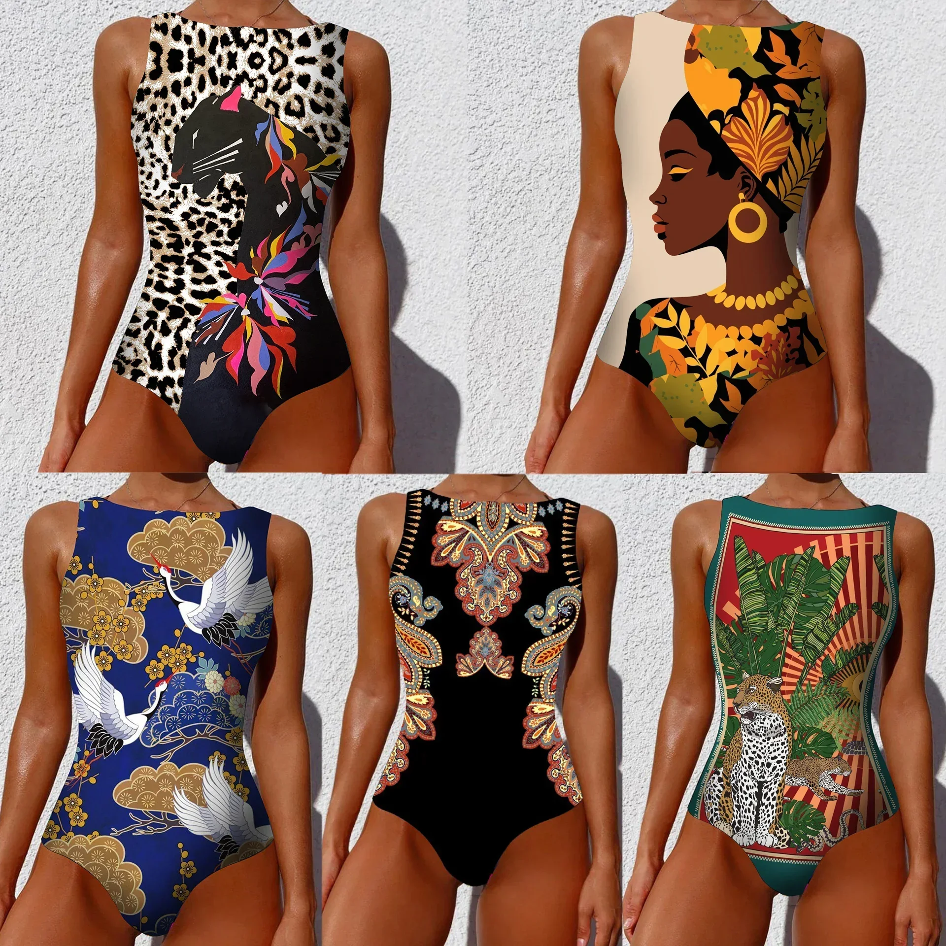 Printed One-piece Swimsuit Classic Printed Lace Up Swimsuit Women's Push Up Flower One-piece Suit Beach Wear Bathing Suit Women
Printed One-piece Swimsuit Classic Printed Lace Up Swimsuit Women's Push Up Flower One-piece Suit Beach Wear Bathing Suit Women